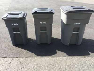 Yakima Waste Systems residential garbage carts.